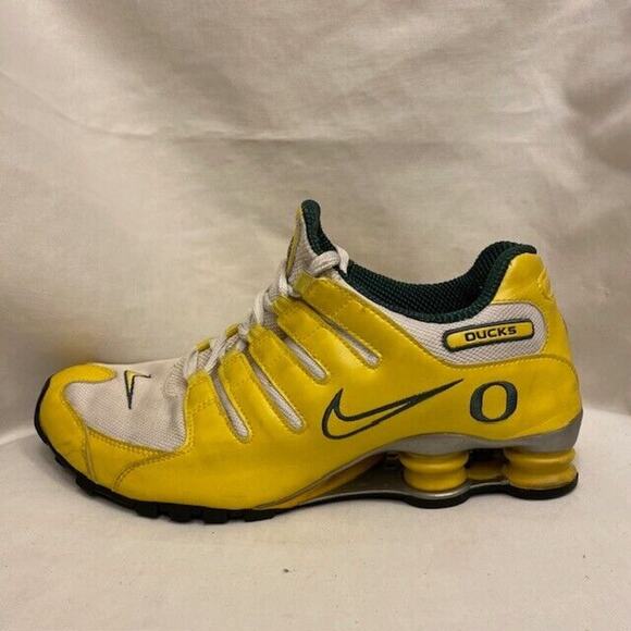 Nike Shox Mens Size 10 NZ Varsity Oregon Ducks Running Shoes 313429-994 Rare